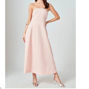 Endless Rose Whitney Linen Strapless Dress